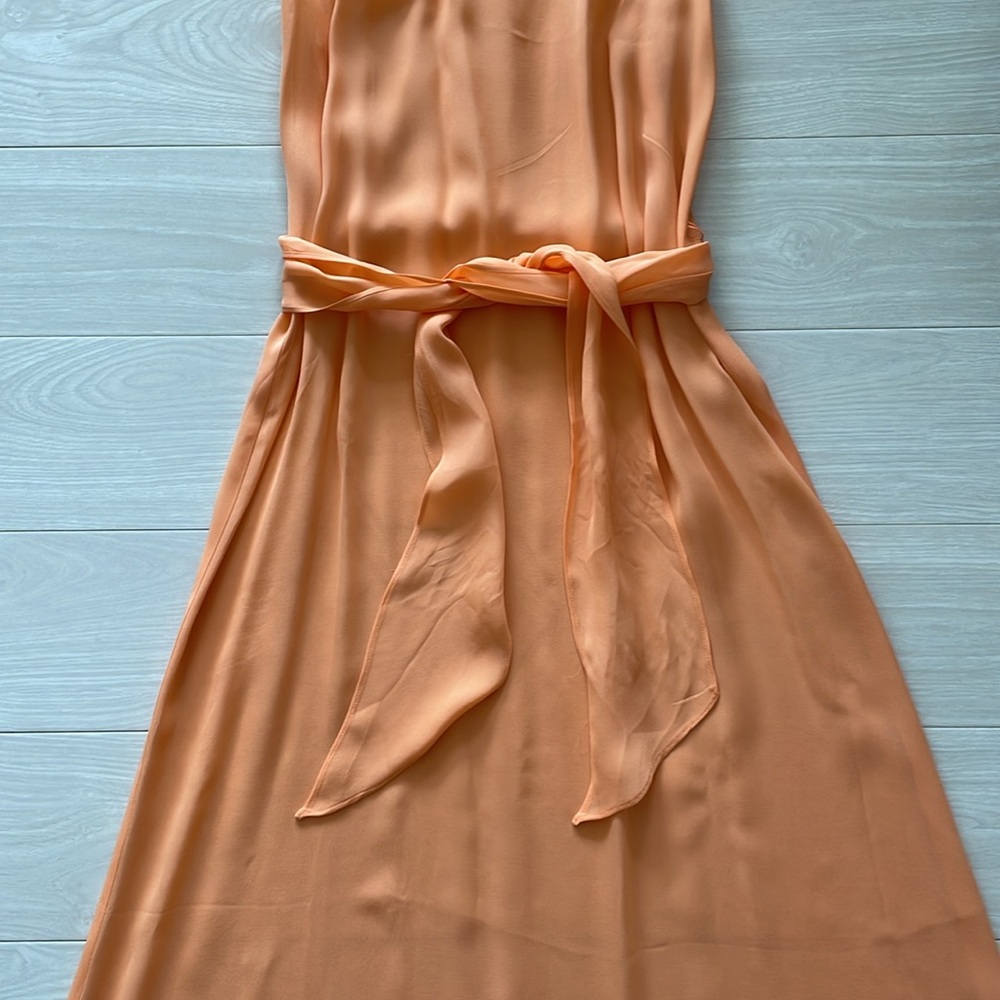 Charlie Peach Silk Coverup - Picture 3 of 11